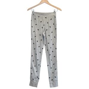 Playboy PacSun Thermal Leggings Size Small Grey Black Logo
